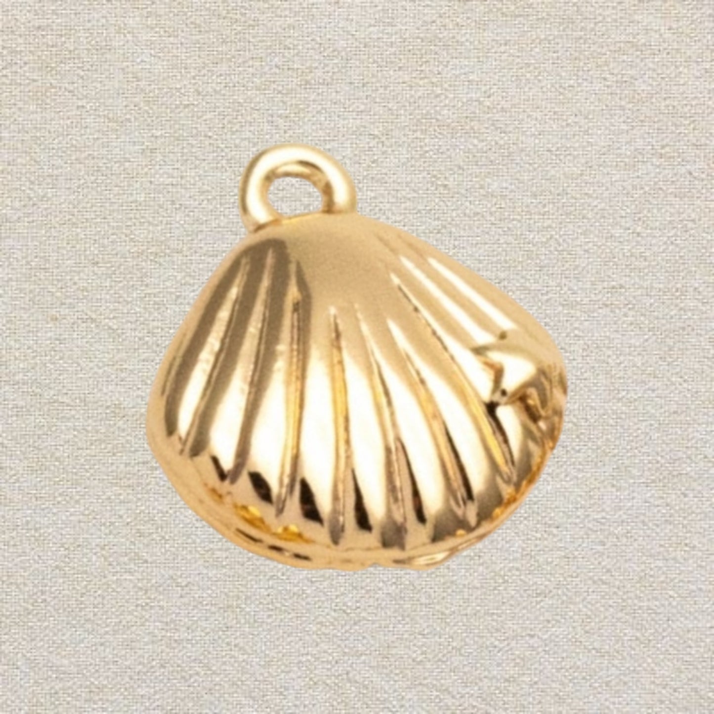 gold shell charm