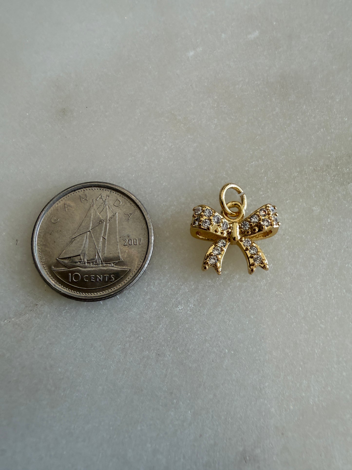 bow rhinestone charm (2)