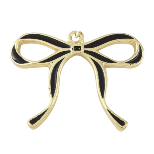 black bow charm