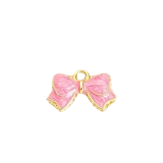 bow charm (pink)