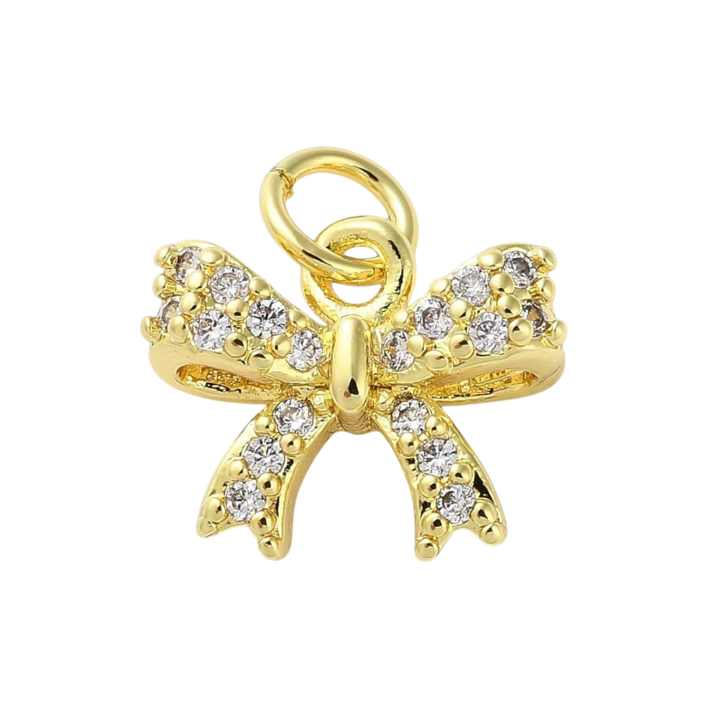 bow rhinestone charm (2)