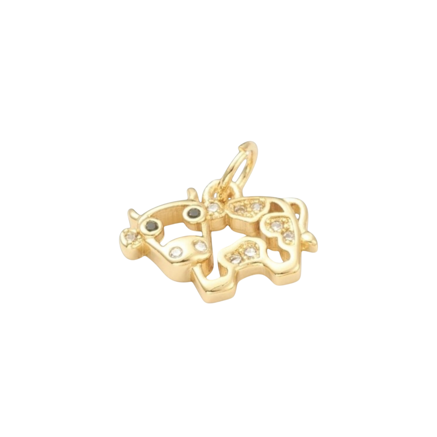 cow charm gold