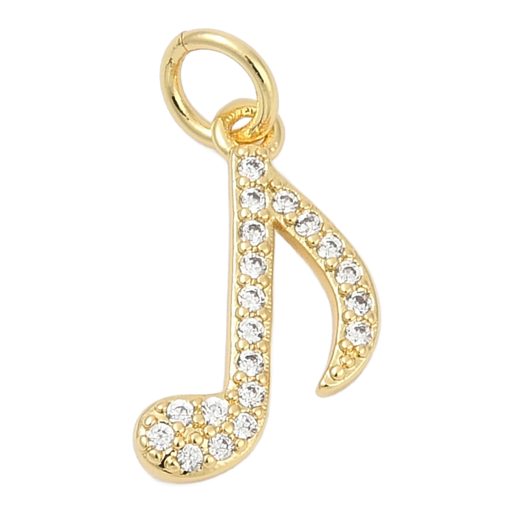 gold music note rhinestone charm (2)