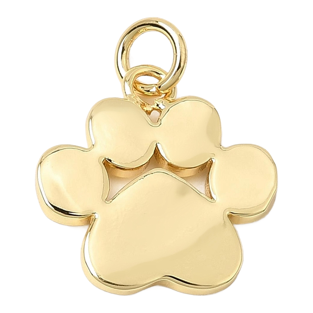 gold paw charm
