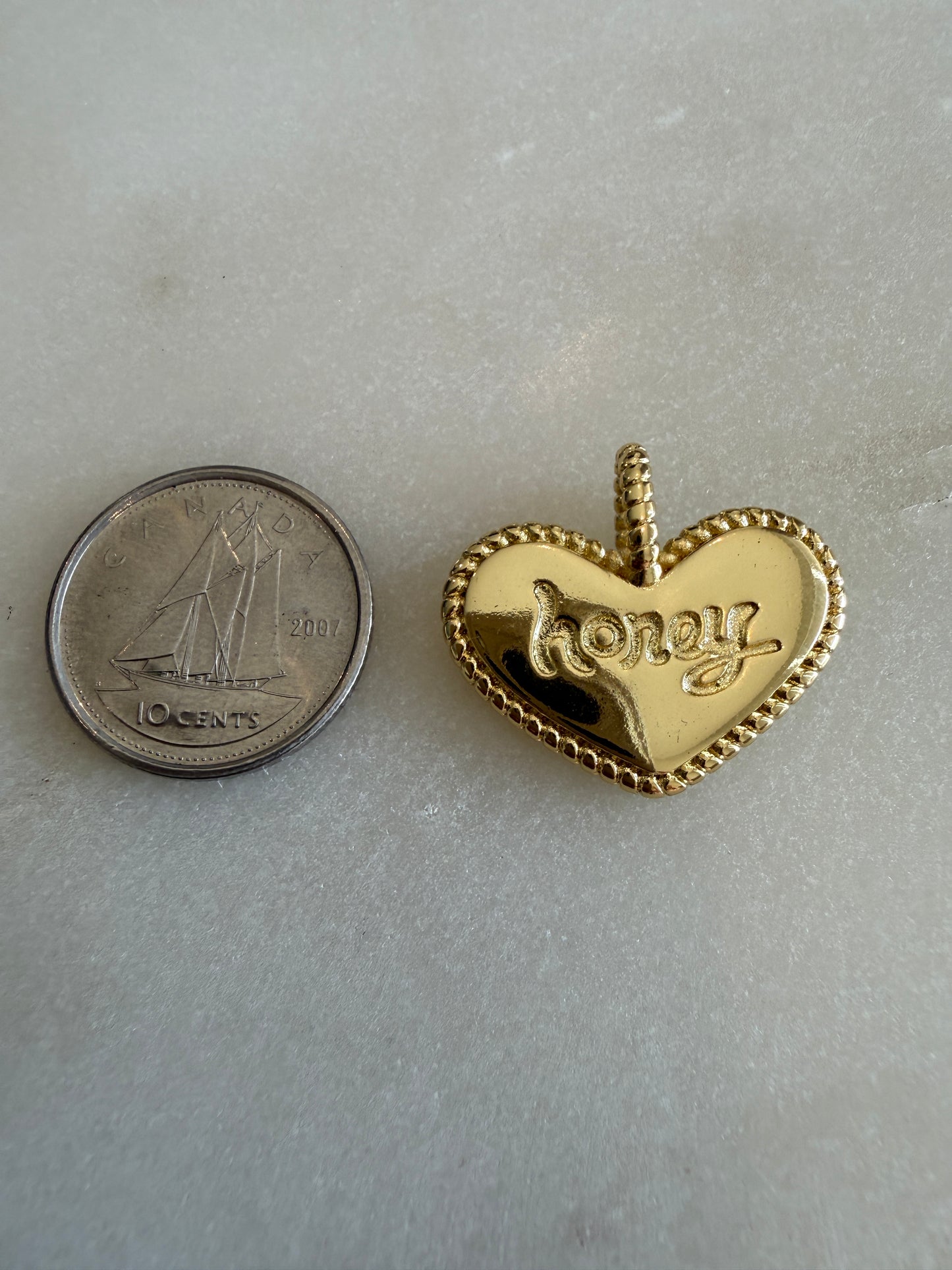 heart honey charm