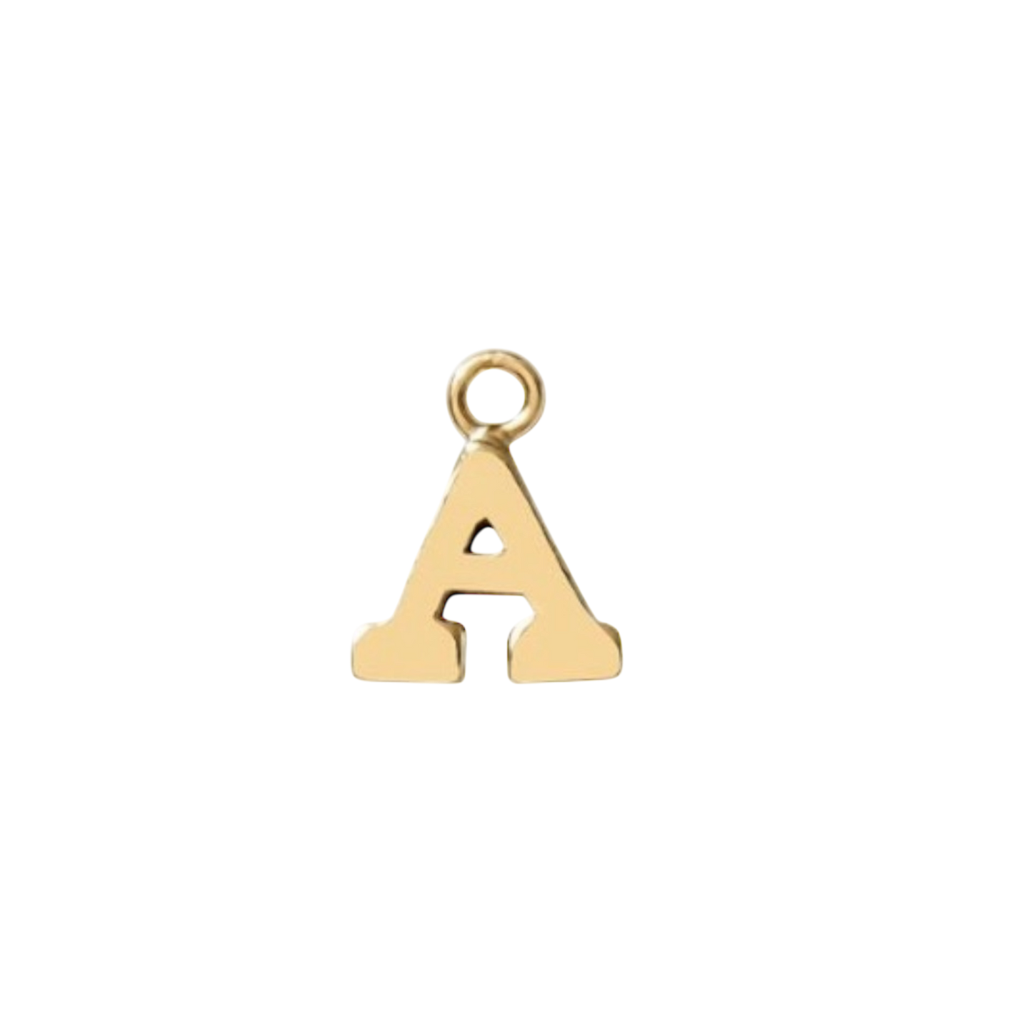 gold letter initial charm *14k gold filled*