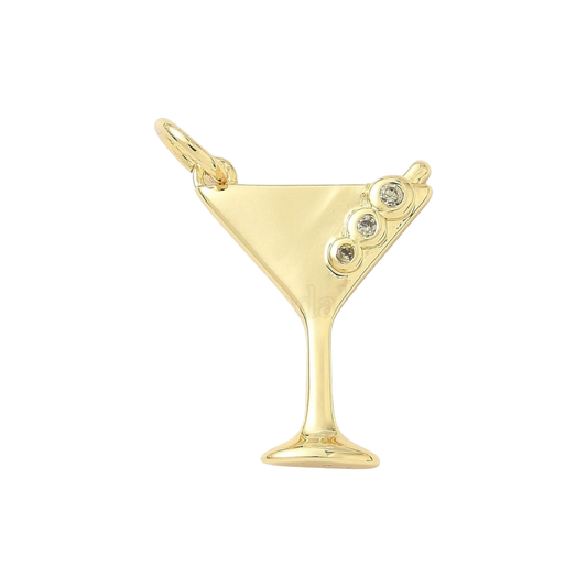 martini charm (big)
