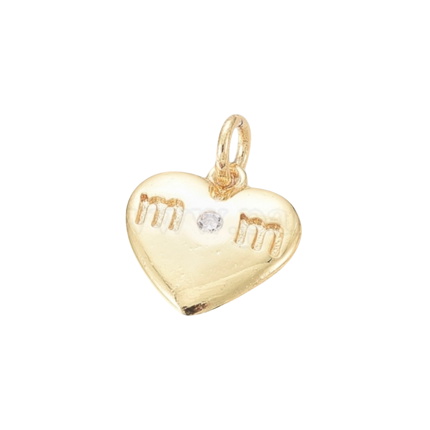 gold mom charm