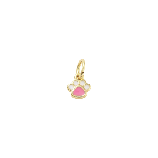 paw charm (tiny pink)