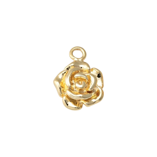 rose charm gold