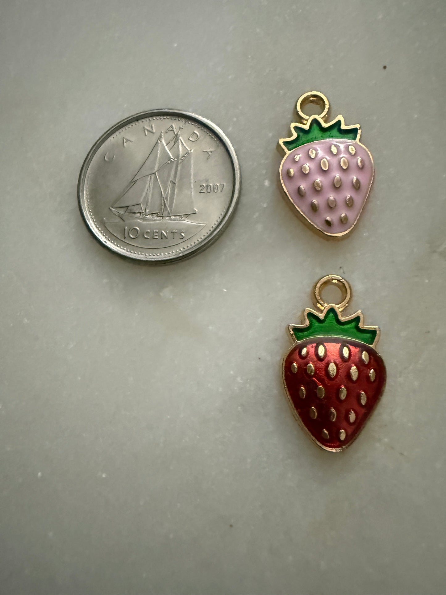 strawberry (red) charm
