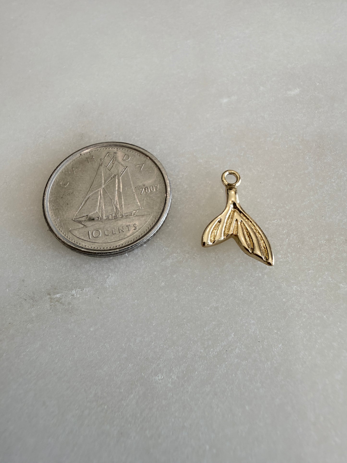 whale tail charm